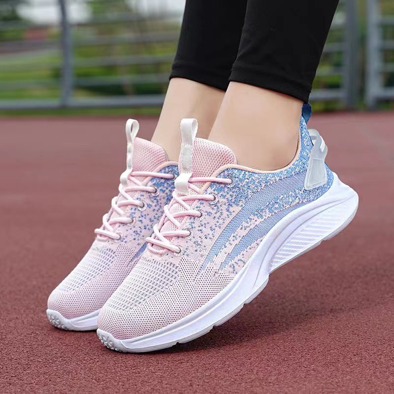 Damen Hochleistungs-Sneaker mit atmungsaktiver Strickoberfläche und dämpfender Sohle R&B
