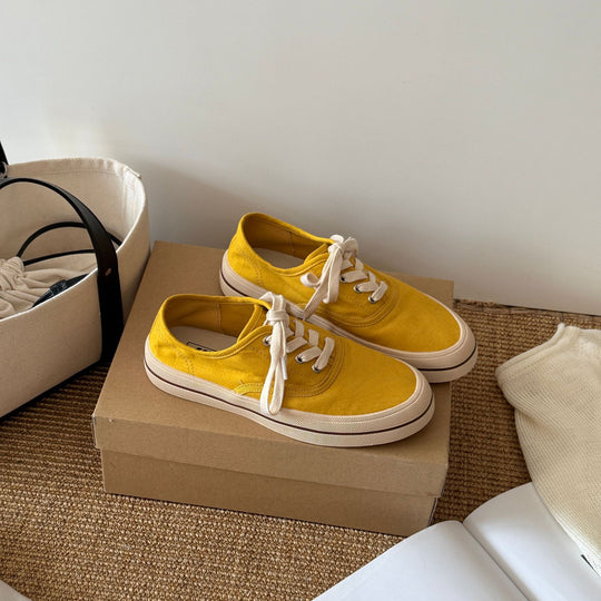 Damen Sportliche Canvas Sneakers im zeitlosen und minimalistischen Design R&B