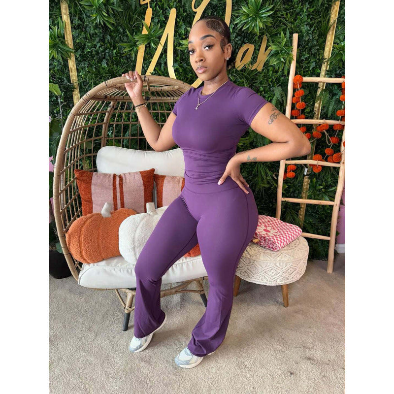 Damen Sportlicher Jumpsuit mit figurbetontem Schnitt und ästhetischem Design R&B