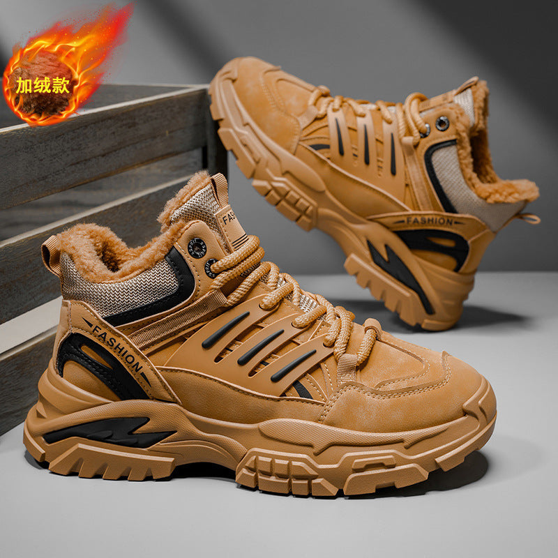 Damen warme Mid-Cut Winterschuhe mit kuscheligem Innenfutter