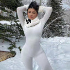 Damen Nahtloser Thermo-Bodysuit