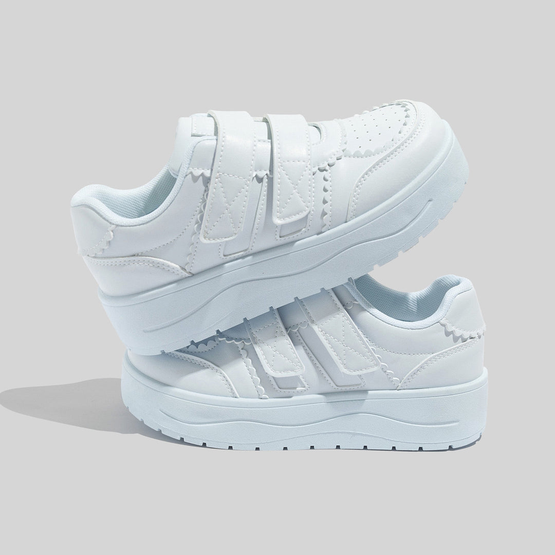Damen Sportliche Sneaker mit Klettverschluss R&B