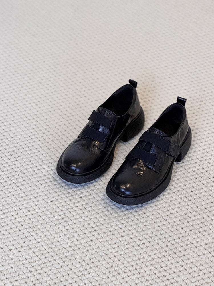 Damen bequeme Schnürschuhe mit elastischen Riemen