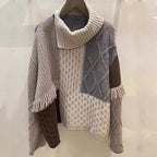 R&B | Schicker & Stylischer Strickpullover in Kontrastfarbe
