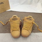 Damen Sneakers aus weichem Wildleder mit rutschfester Gummisohle