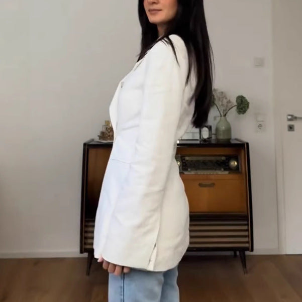 Damen Eleganter Oversized Blazer R&B