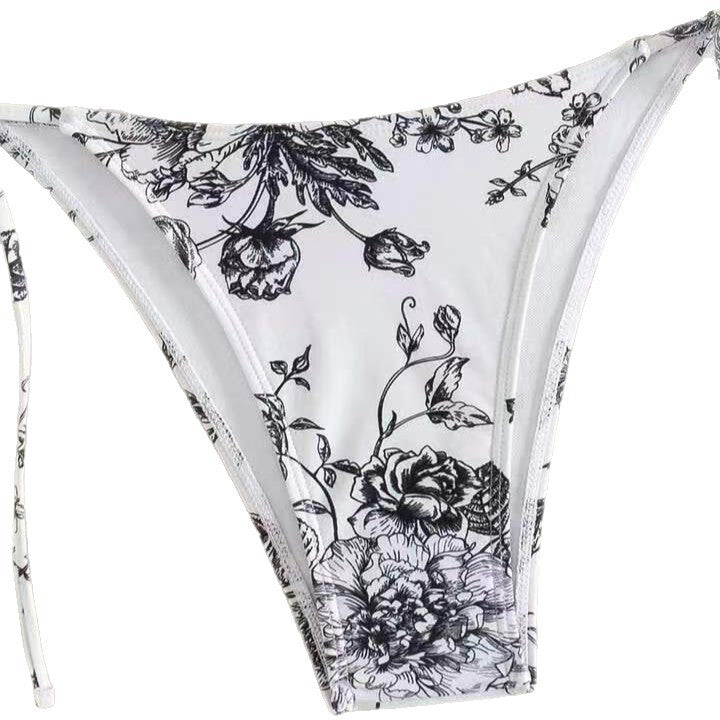 Damen Elegantes Triangel-Bikini-Set mit herausnehmbaren Polstern R&B