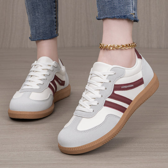 Damen Sportliche Sneakers mit rutschfester Gummisohle und modischem Design R&B