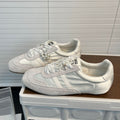 Damen elegante und modische Sneakers mit dekorativen Perlenapplikationen R&B