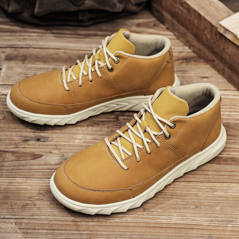 Herren Bequeme und modische Wanderstiefel mit hohem Kragen R&B