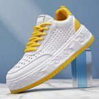 Damen Sportliche Sneakers mit atmungsaktivem Obermaterial und robuster Laufsohle