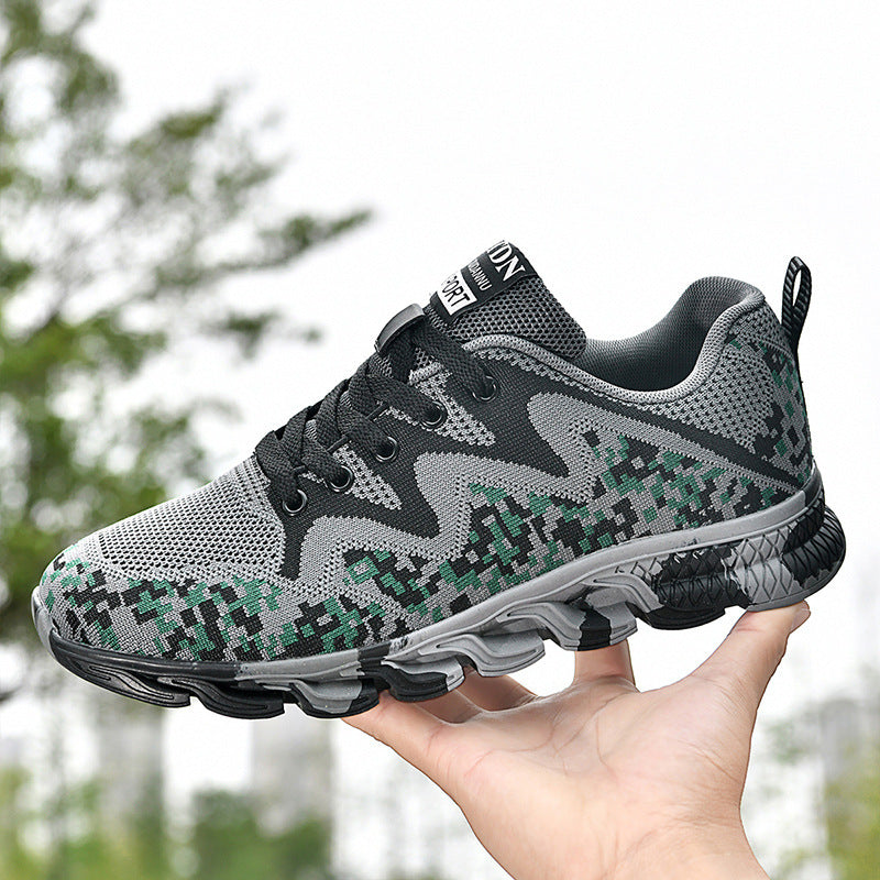 Damen Sportliche Sneaker mit atmungsaktivem Mesh-Obermaterial und stabiler Sohle