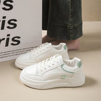 Damen Sportliche Sneakers mit dicker Sohle und weichem Innenfutter