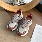 Damen Sportliche Sneakers mit atmungsaktivem Obermaterial und stoßdämpfender Sohle R&B