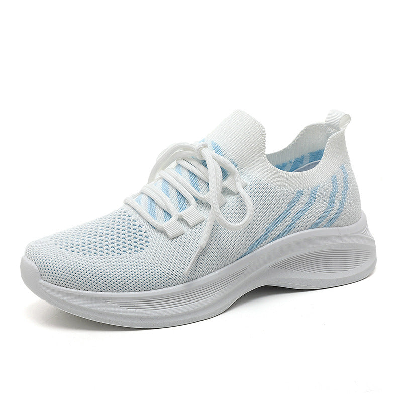 Damen sportliche Sneakers mit atmungsaktiver Mesh-Oberfläche und dämpfender Laufsohle R&B