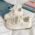Damen bequeme Sneaker mit modischem Sternenmotiv R&B