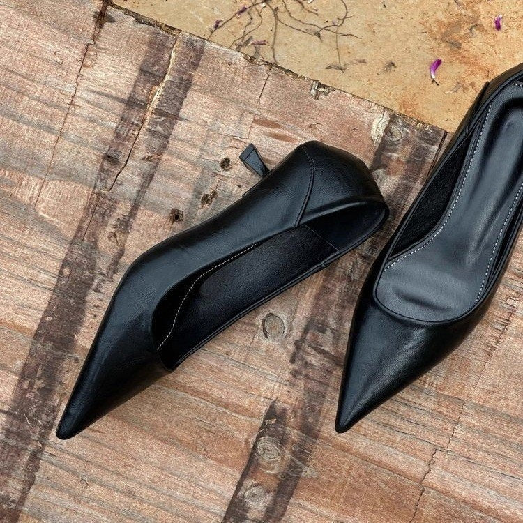 Damen elegante spitze Pumps mit klassischem Design R&B