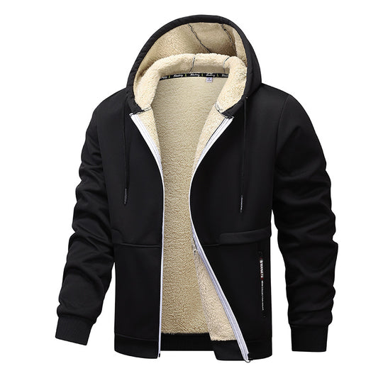 Herren kuschelige Fleecejacke mit hoher Wärmedämmung R&B