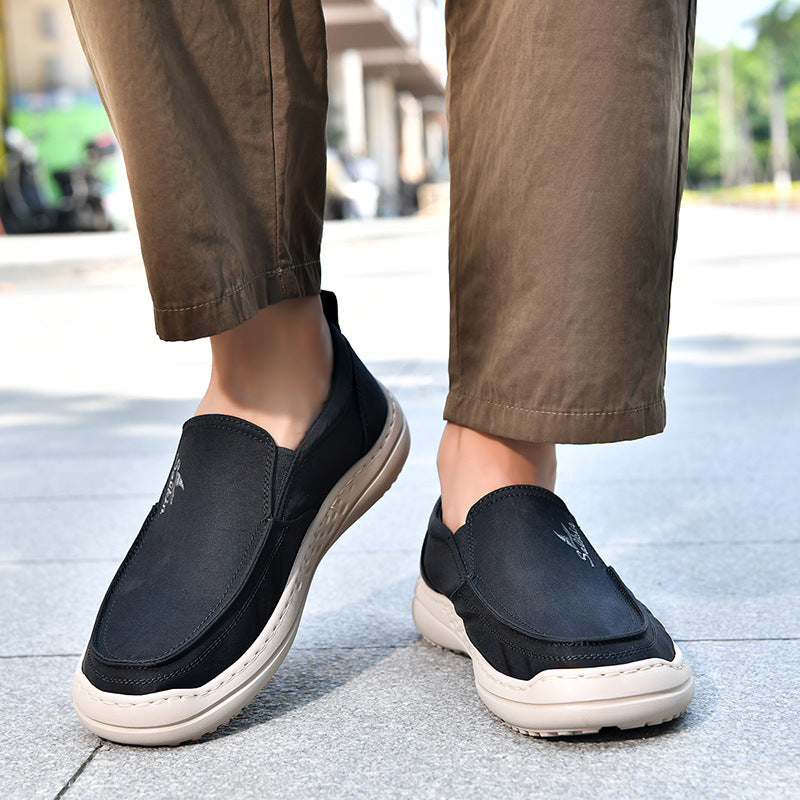 Herren Slip-On Komfortschuhe mit atmungsaktiver Oberflächenstruktur R&B