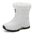 Damen isolierte Winterstiefel mit rutschfester Sohle und kuscheligem Innenfutter R&B