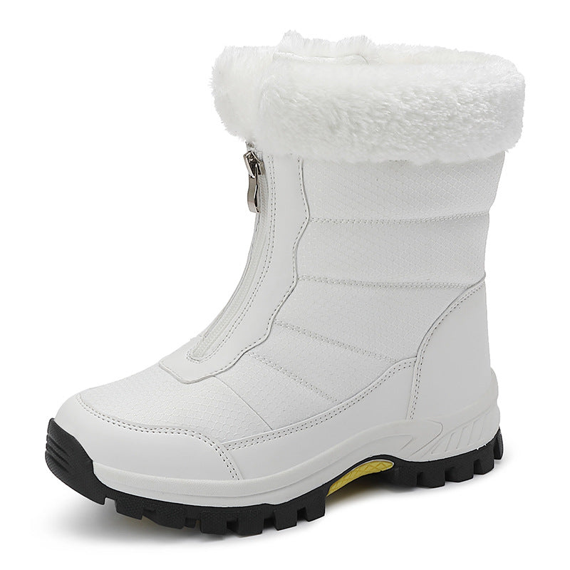 Damen isolierte Winterstiefel mit rutschfester Sohle und kuscheligem Innenfutter R&B