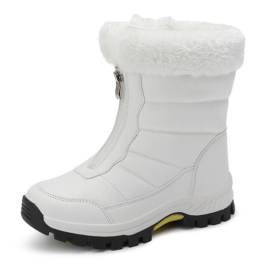 Damen isolierte Winterstiefel mit rutschfester Sohle und kuscheligem Innenfutter R&B