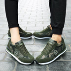 Damen Sportliche Sneaker im Camouflage-Design mit dämpfender Sohle