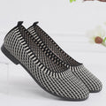 Damen Elegante Ballerinas aus atmungsaktivem Strickmaterial R&B