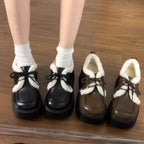 Damen Clogs mit wärmendem Innenfutter und modischem Schnürdesign R&B
