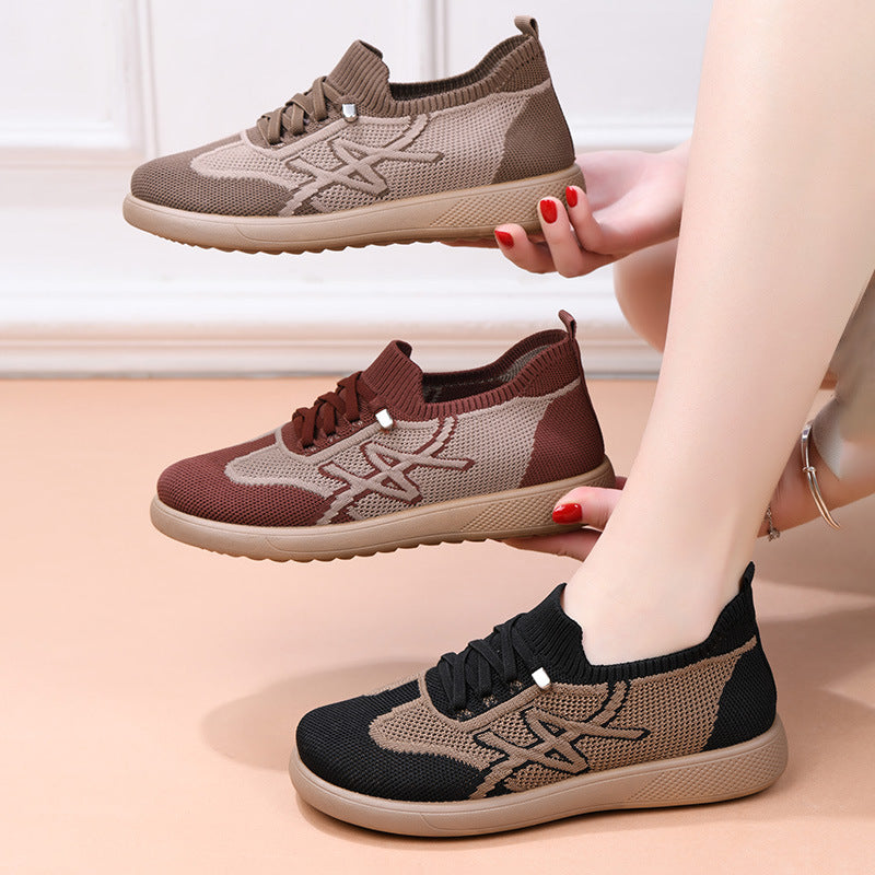 Damen Freizeit Sneaker mit elastischem Einschlupf R&B