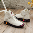 Damen klassische Schnürstiefel mit funktionalem Design und hochwertiger Lederausstattung EB