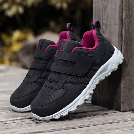 Damen Sportliche Sneakers mit verstellbarem Klettverschluss und dämpfender Sohle R&B