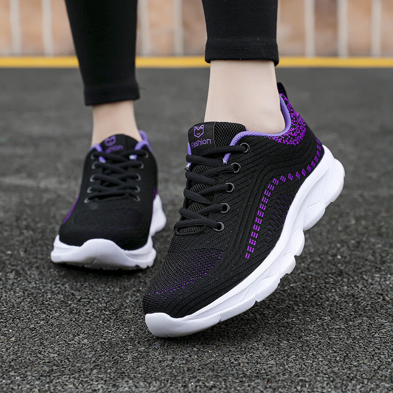 Damen Sportliche Lauf-Sneaker mit atmungsaktivem Gewe und dämpfender Sohle