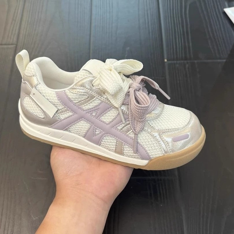 Damen Sportliche Atmungsaktive Sneakers mit einzigartigem Design und bequemen Schnürsenkeln R&B