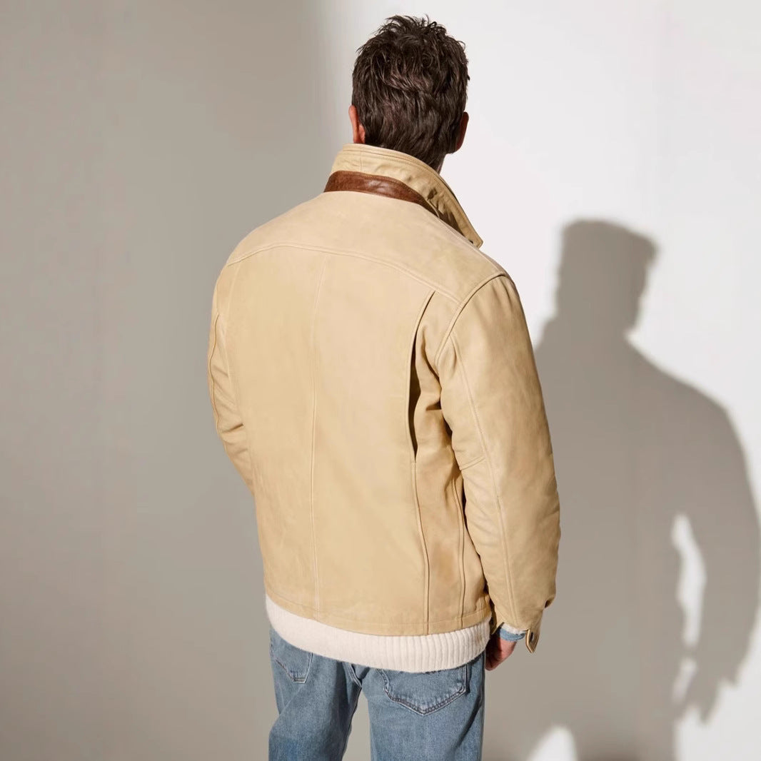Herren jacke mit zeitlosem Schnitt und praktischem Stehkragen R&B