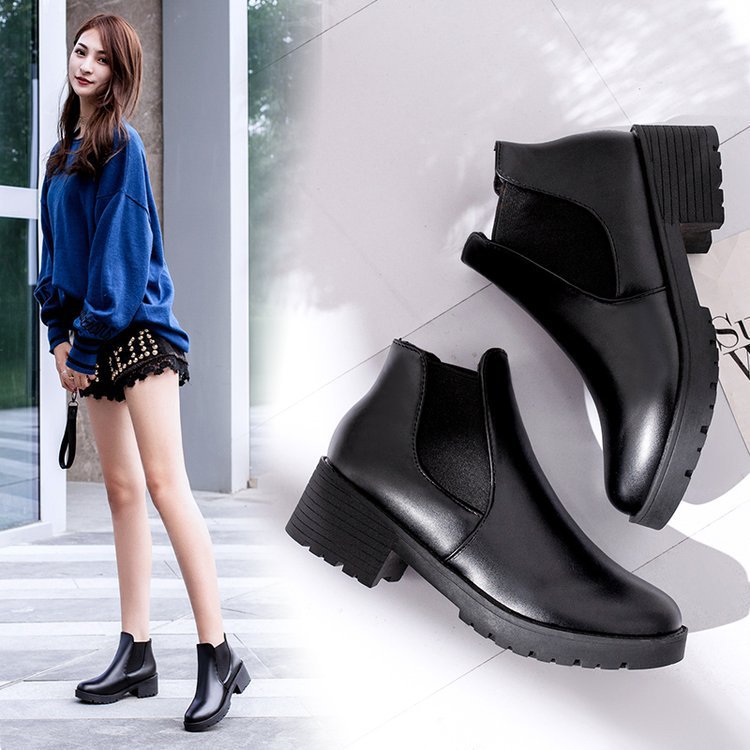 Damen elegante Chelsea-Stiefel R&B