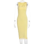 Damen Elegantes Langarm-Kleid mit Spitzenbordüre R&B