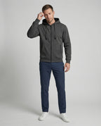 Kapuzenjacke Herren sportlich mit Reißverschluss und Taschen