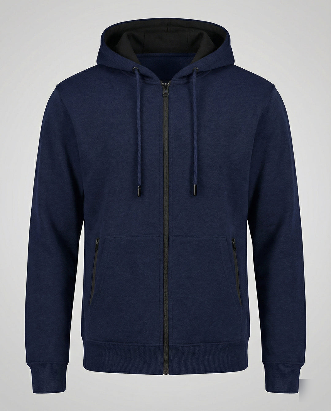 Kapuzenjacke Herren sportlich mit Reißverschluss und Taschen