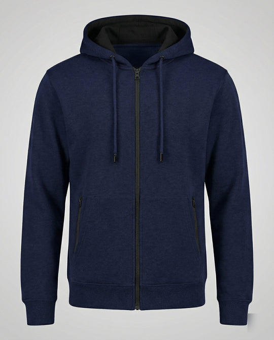 Kapuzenjacke Herren sportlich mit Reißverschluss und Taschen