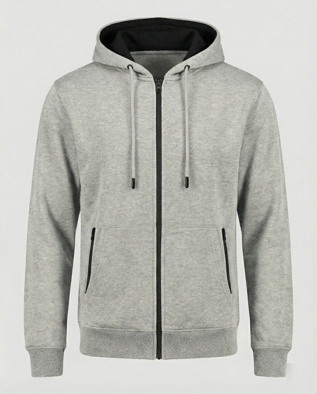 Kapuzenjacke Herren sportlich mit Reißverschluss und Taschen