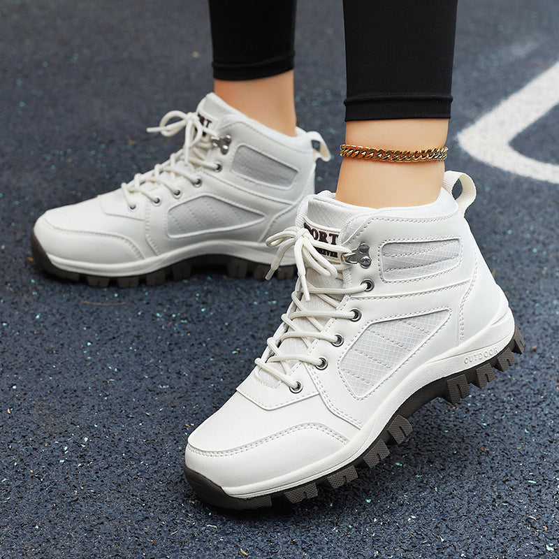 Damen isolierte Outdoor-Wanderschuhe mit rutschfester Sohle
