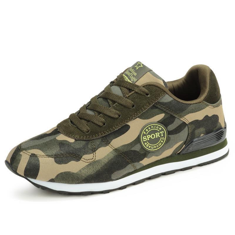 Damen Modische und sportliche Sneakers im Camouflage-Design
