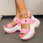 Damen trendige Plateau-Sandalen R&B