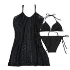 Damen Strandschcover mit eleganter Spitze und raffinierten Details R&B