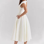 Damen Elegantes Ballkleid mit Tüllrock und Rückenreißverschluss R&B
