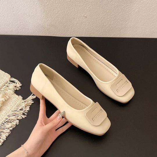 Damen Bequeme Pumps mit quadratischer Schuhspitze R&B