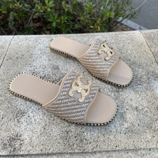 Damen Riemchen-Sandalen mit funkelnder Applikation R&B