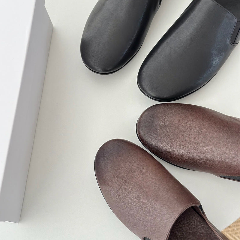 Damen Bequeme und elegante Slipper aus hochwertigem Leder