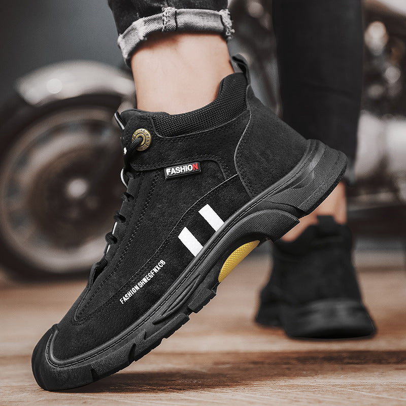 Damen Sportliche High-Top Sneakers mit rutschfester Sohle und dämpfendem Innenmaterial R&B